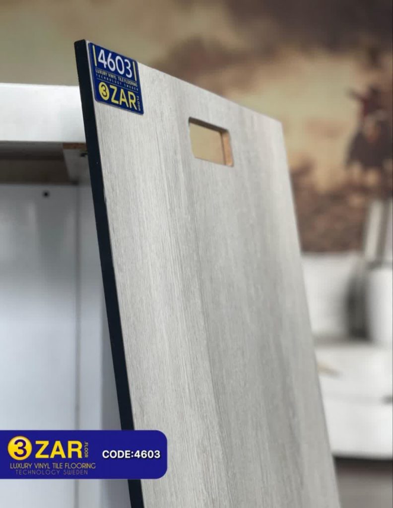 -کفپوش 3ZAR طوسی کم رنگ