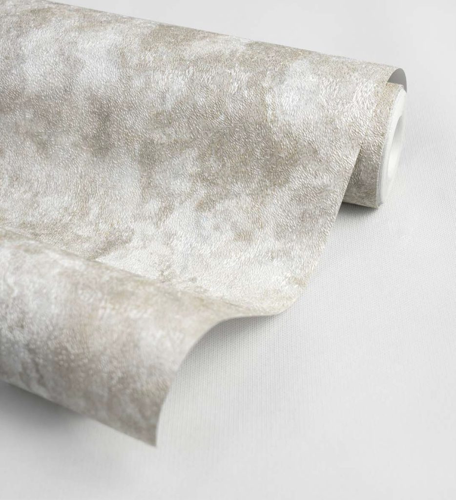 خرید کاغذ دیواری طوسی کرم روشن