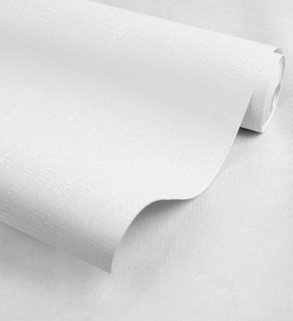 خرید کاغذ دیواری طرح پارچه‌ای سفید روشن